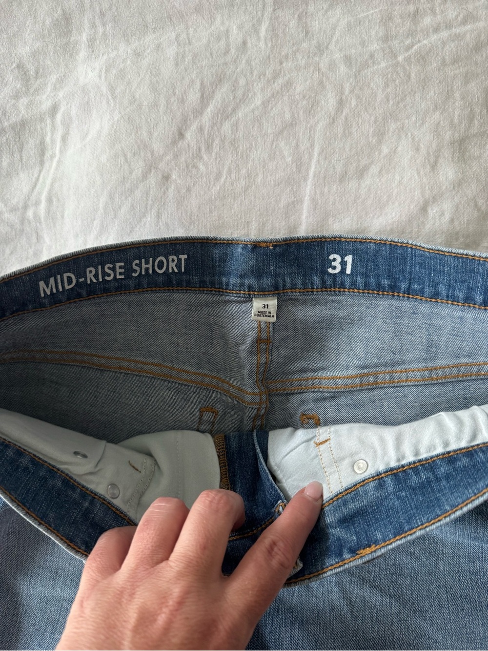 J.Crew Mid Rise Cut-Off Jean Shorts - Picture 4 of 4